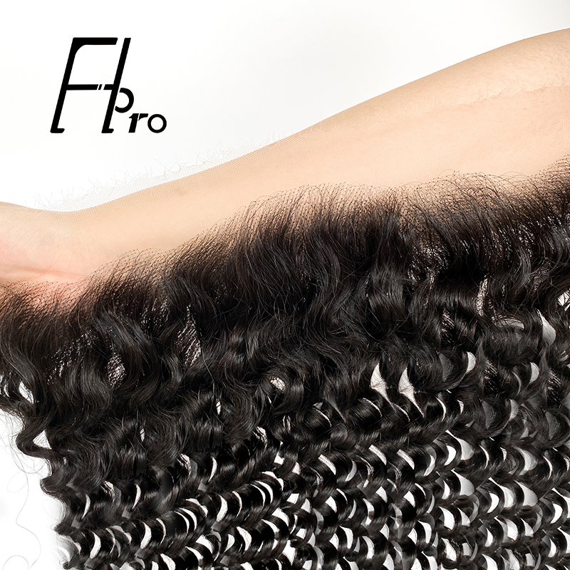 Wholesale 13x4 HD Lace Frontal Deep Wave Virgin Hair Unprocessed Hair